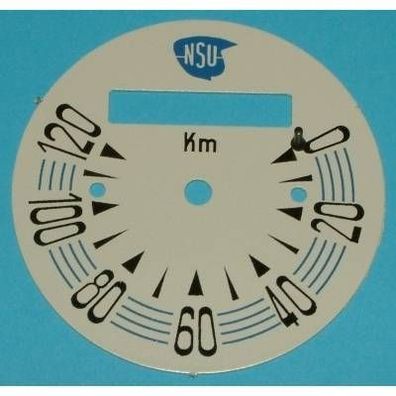 Zifferblatt für NSU Prima III K-Tachometer
