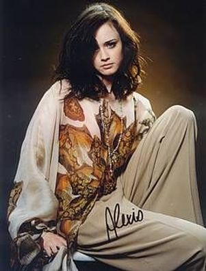 Original Autogramm ALEXIS BLEDEL auf Großfoto