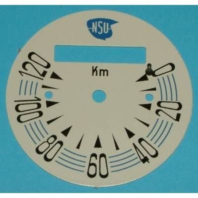 Zifferblatt für Tachometer NSU Prima IIIK