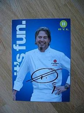 RTL2 Die Kochprofis Starkoch Frank Oehler - handsigniertes Autogramm!!!