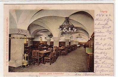 32/103 Ak Leipzig Rathaus grosser Schankkeller 1906
