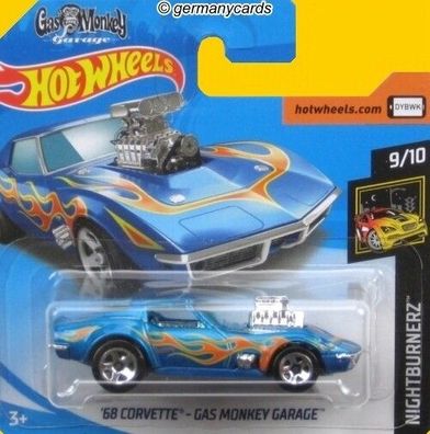 Spielzeugauto Hot Wheels 2018* Chevrolet Corvette 1968 Gas Monkey Garage