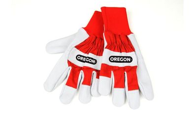OREGON - Leder- und Gewebe - Arbeitshandschuhe Handschuhe / Größe 10