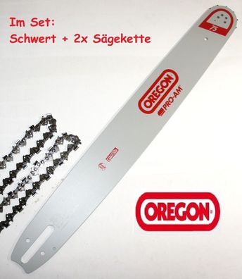 OREGON PRO-AM 75 Schwert 50 cm & 2x Sägekette 75DPX072E - STIHL 030 031 E MS etc