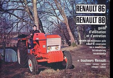 Betriebsanleitung Renault 86 + 88 (R 7281 R 7261)