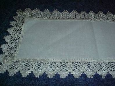 Deckchen-40x18cm-Umrandung Spitze