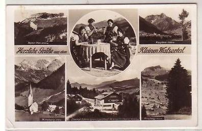 41305 Mehrbild Ak Kleines Walsertal mit Gasthof 1942