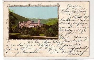 39036 Ak Gruß aus Bad Harzburg Actien Hotel um 1900