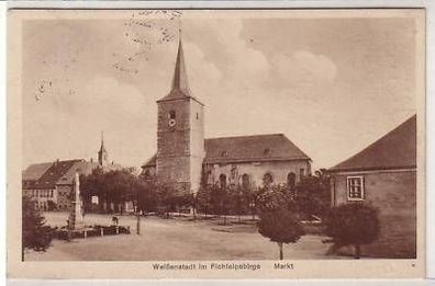 41494 Ak Weißenstadt im Fichtelgebirge Markt 1929