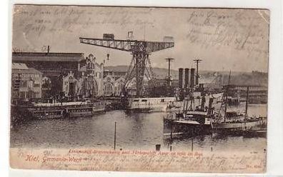 28256 Ak Kiel Germania Werft 1905