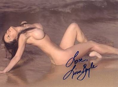 NACKT Original Autogramm LISA BOYLE auf Großfoto (COA)