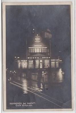 26479 Ak Hannover bei Nacht Café Kröpcke 1929