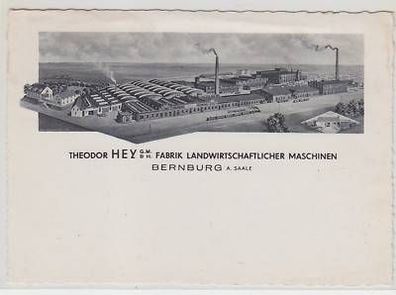 42123 Ak Bernburg Fabrik landwirtsch. Maschinen um 1930