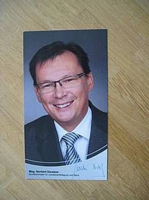 Bundesminister Mag. Norbert Darabos - Autogramm!