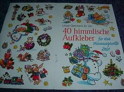 40 himmlische Aufkleber für die Weihnachtszeit-8