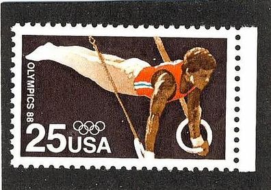 USA 1988 Postfrisch Mi.1996 Olym. Sommerspiele Randstück