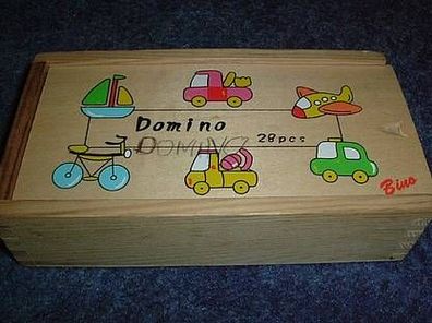 Domino aus Holzsteinen von Bino
