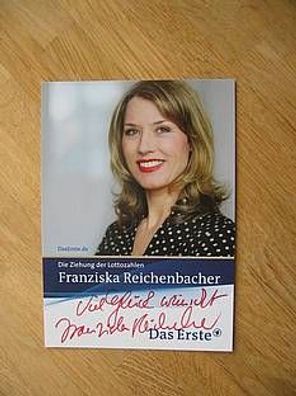 Lottofee Franziska Reichenbacher - handsigniertes Autogramm!!!