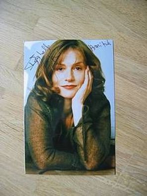 Schauspielerin Isabelle Huppert - handsign. Autogramm!!