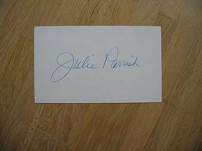 Hollywood Schauspielerin Julie Parrish hands Autogramm!