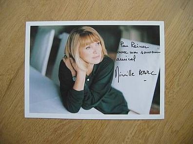 Schauspielerin Mireille Darc handsigniertes Autogramm!!