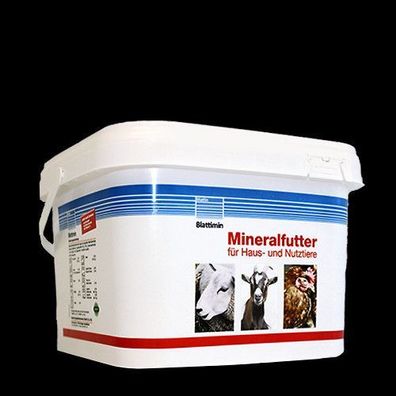 Mineralfutter Mineralstoff Blattimin für alle Haus und Nutztiere Dose 5 kg
