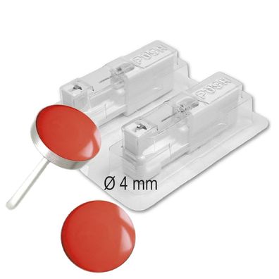 STUDEX Medizinische Ohrstecker Ohrringe Neon Rot