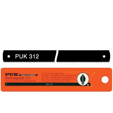 PUK 312 Sägeblätter Metall für hochwertige Sägeschnitte (12 Stück)
