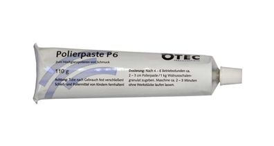 OTEC Trockenpolierpaste P 6 für Edelmetalle (5 Stück)