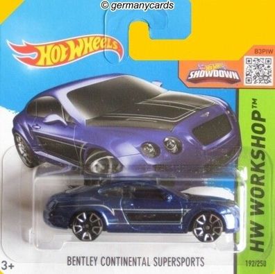 Spielzeugauto Hot Wheels 2015* Bentley Continental Supersports