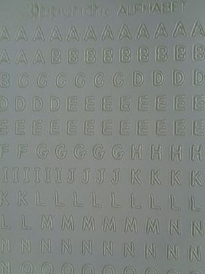 Stickerbogen Buchstaben Alphabet ABC Schrift ---Auswahl---