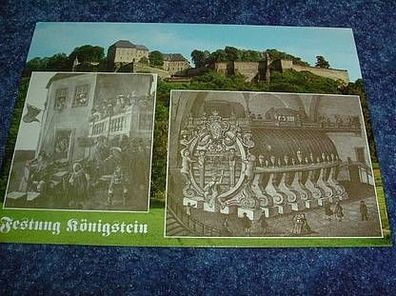 2595/ Ansichtskarte-Festung Königstein