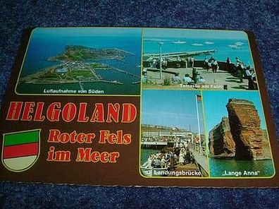 2614/ Ansichtskarte-Helgoland-Roter Fels im Meer