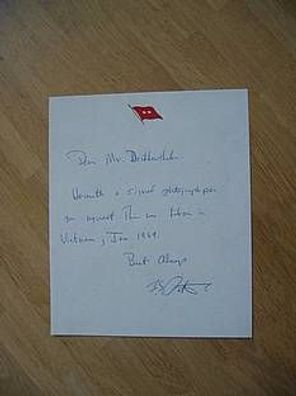 General George Smith Patton IV handsigniertes Autogramm