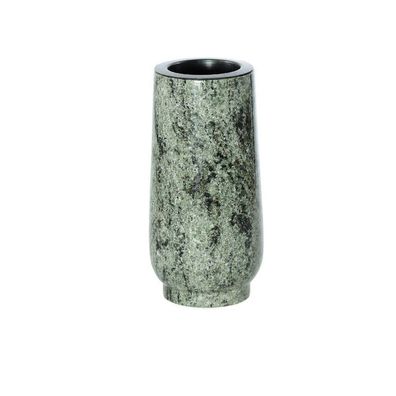 Grabvase Granit Grabmalvase Friedhofsvase aus Granit Olive green