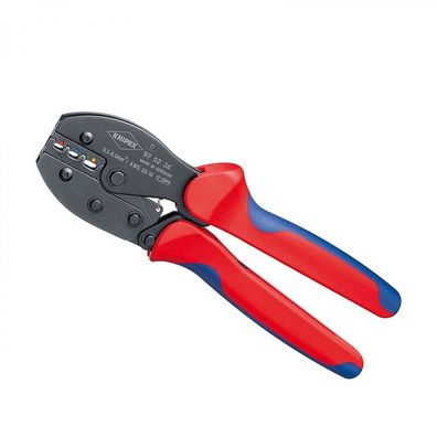 KNIPEX PreciForce® Crimpzange brüniert Mehrkomponenten-Hüllen 220 mm Nr 97 52 36