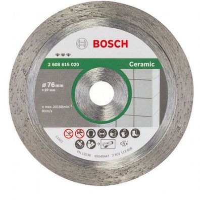 Bosch DIA-Trennscheibe Best Ceramic 76 mm GWS 10,8V 12V Fliesen 2.608.615.020