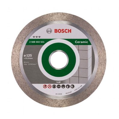Bosch DIA Diamant-Trennscheibe Best for Ceramic 125 x 22,23 x 1,8 mm 2608602631