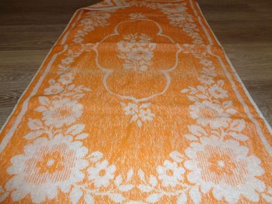 Handtuch aus DDR Zeiten--orange-100% Baumwolle