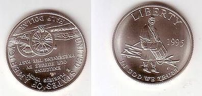 1/2 Dollar Münze USA Bürgerkriegsgedenkstätte 1995