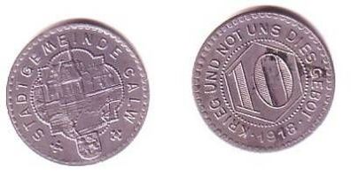 10 Pfennig Münze Notgeld Stadtgemeinde Calw 1918
