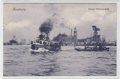 40798 Ak Hamburg Kaiser Wilhelm Höft 1910