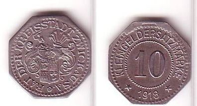 10 Pfennig Münze Notgeld Kreisstadt Zwickau 1918