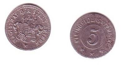 5 Pfennig Münze Notgeld Stadt Artern um 1917
