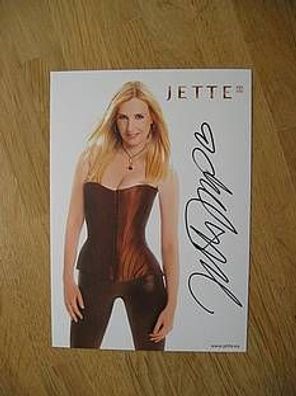 Sexy Modedesignerin Jette Joop - handsign. Autogramm!!!