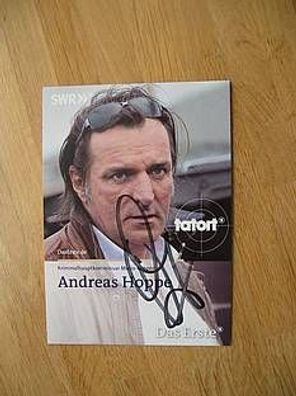 Tatort Schauspieler Andreas Hoppe handsign. Autogramm!!