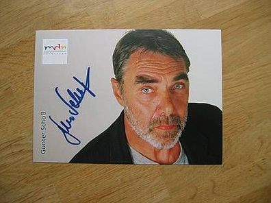 Schauspieler Gunter Schoß - handsigniertes Autogramm!