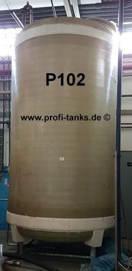 Angebot für P102 gebrauchter 10.000 L Polyestertank GFK-Tank vertikal stehend