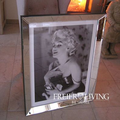 Marilyn Monroe Chanel No.5 Wandbild Druck Rahmen Spiegelrahmen Foto Motiv