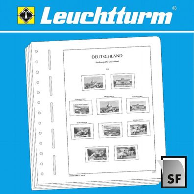 Leuchtturm SF-Vordruckblätter DDR Dienstmarken 1954-1989 (309857)
